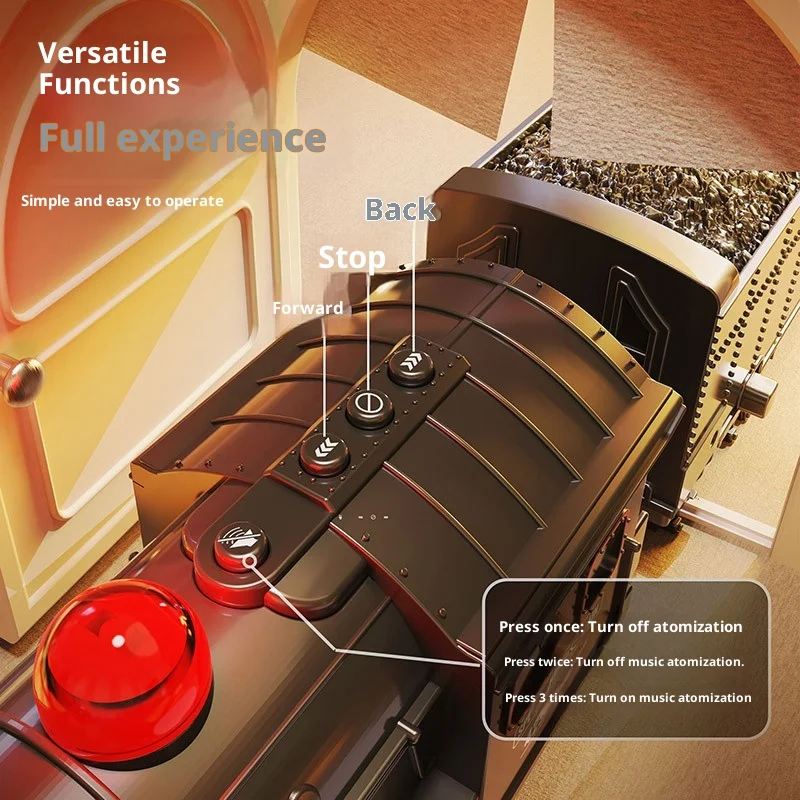 قطار الأطفال الكهربائية عالية السرعة السكك الحديدية البخار لوكو المياه إضافة قذيفة خضراء تضيء لعبة مجسمة للأولاد مجموعة سيارات المسار #3