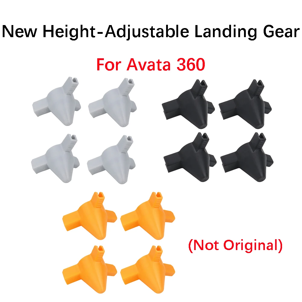 New Height-Adjustable Landing Gear For DJI Avata 360 Accessories Black/Gray/Orange Extension Tripod for AVATA 360 Repair Parts