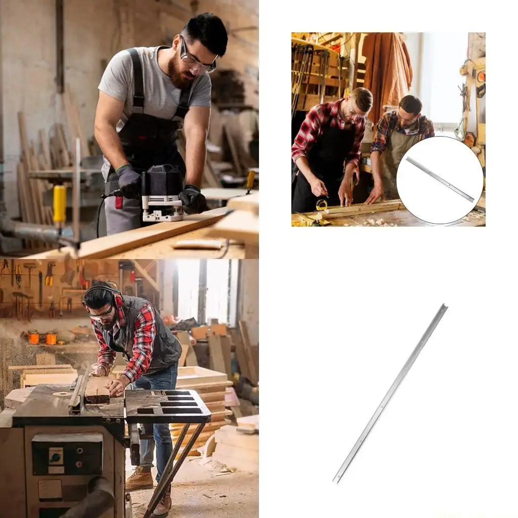 A2BE Aluminum Miter Track Jig T Track Clamping Fixture Tool For Woodworking Router Tablesaw Precisions Cutting T Slot Guide