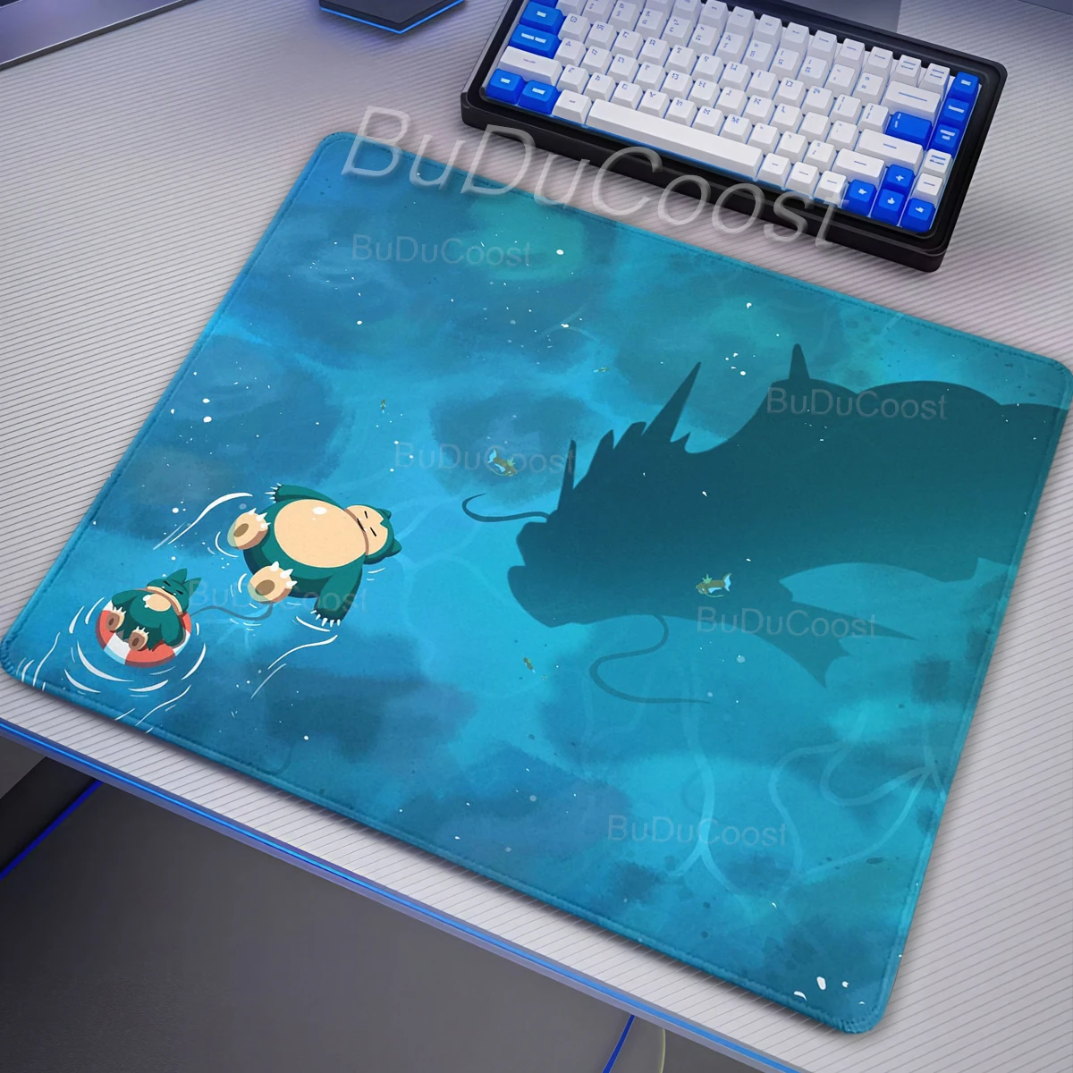 Mouse Pad Small XS P-Pokemon Snorlax Gaming Keyboard Desk Mat Office Pc Accessories Gamer Table Carpet Non-slip Rubber Mousepad