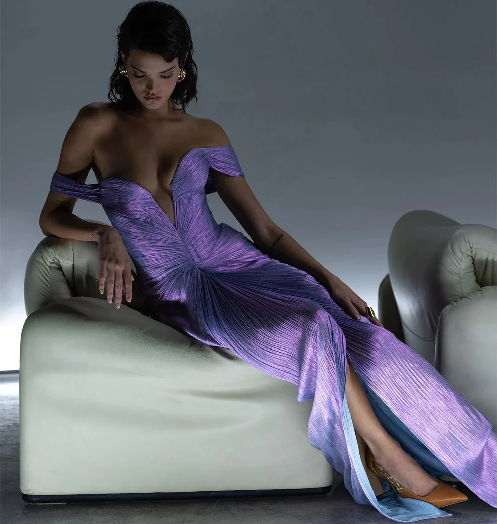 

Customized Satin Evening Dresses Off The Shoulder Sweetheart Prom Dress Elegant Exquisite High Quality Sexy Party Gown for Women