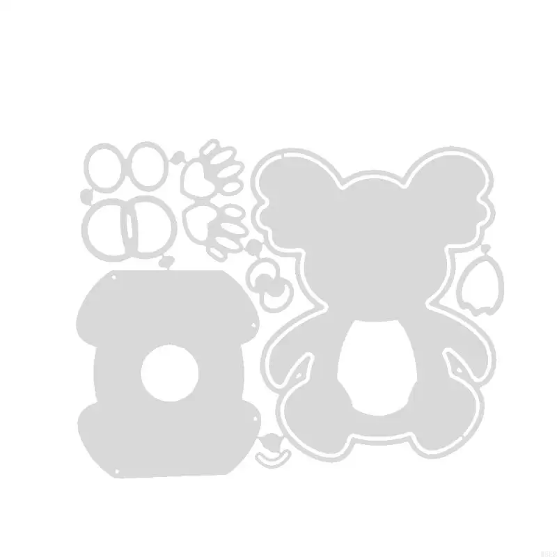 

Easter Koala Metal Cutting Dies Stencil Scrapbooking DIY Album Stamp Paper Card Embossing Decoration Craft W8EB