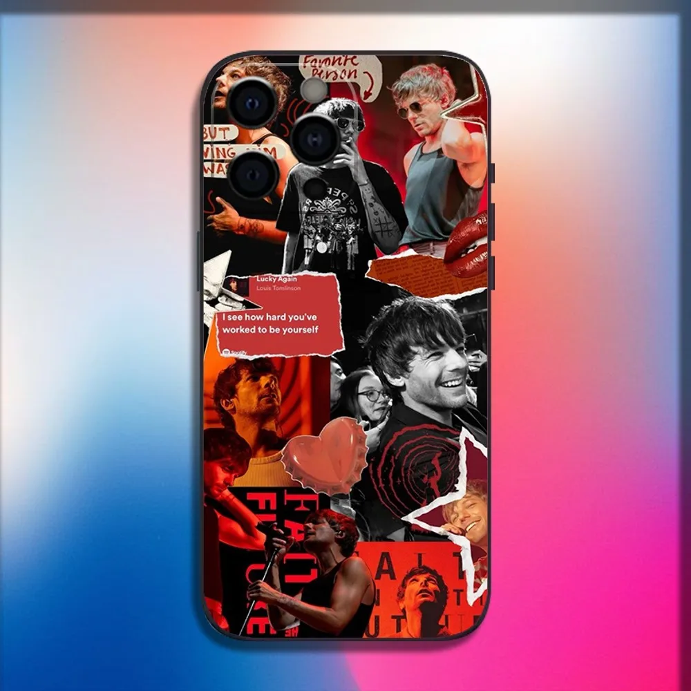 L-Louis Tomlinson Faith Future Phone Case For iPhone 16,15,14,13,12,11,Pro,X,XS,Max,XR,Plus,Mini Soft Black Cover