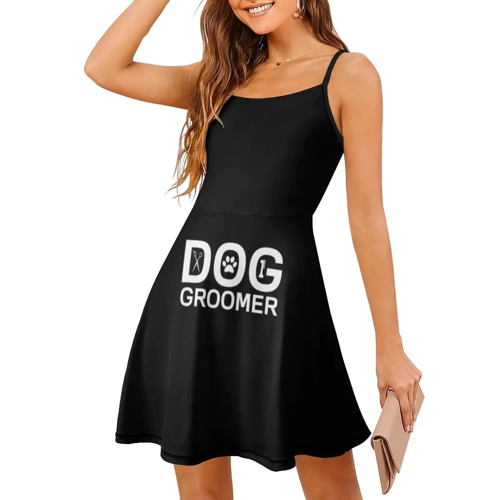 فستان بوهو أنيق للكلاب، فستان أنيق لحفلات الزفاف على الشاطئ، فستان سهرة للنساء #3