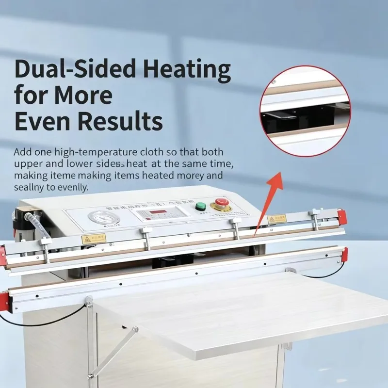 600/800/1000mm Electric Vertical Vacuum Packaging Machine Used Food Vacuum Sealer for External Case Processing