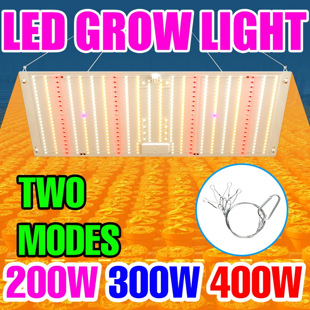 

400 Вт светодиодный светильник полного спектра для выращивания растений, квантовая доска, УФ-лампа для комнатной теплицы, палатки, цветы, фрукты, суккулентный мох, заполняющее освещение