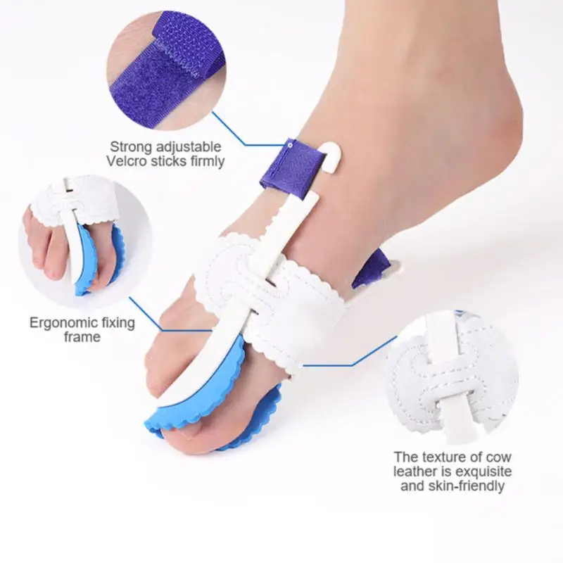 Bone Toe Bunion Splint Straightener Corrector Pain Relief Hallux Valgus Correction Thumb Protector Foot Care Tools