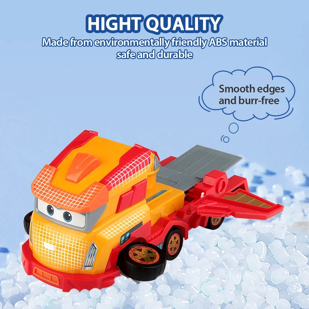 Super Wings Golden Wheels Transformujący Pojazd 3w1 Samolot Tor z Figurkami MINI