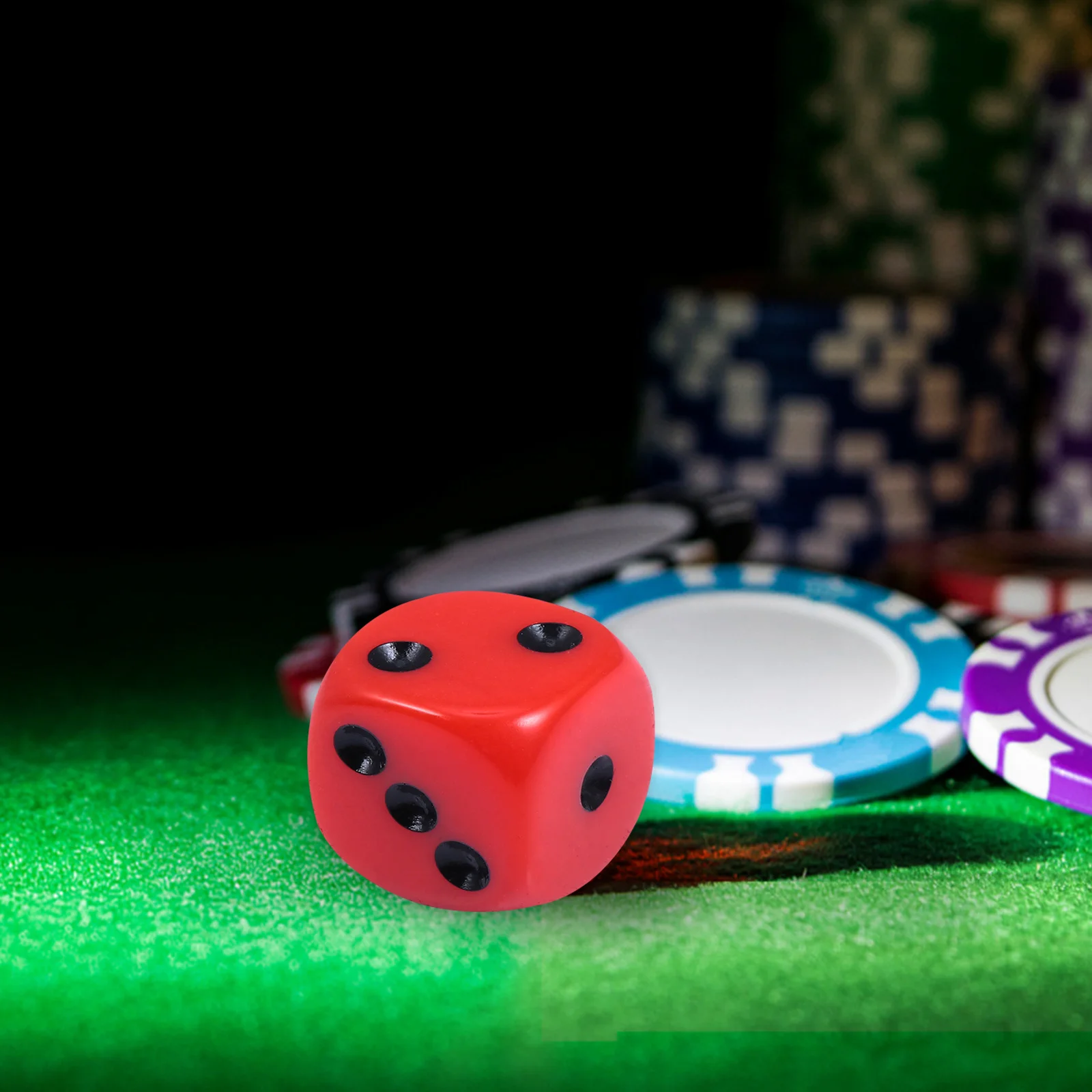 

24Pcs Acrylic Set Colorful Square Design Rounded Corner Suitable for Party Family Game Playing Creative Gaming