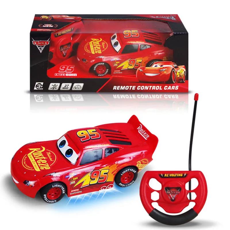 New Disney Pixar Cars 3 telecomando elettrico telecomando auto giocattolo Lightning Mcqueen Cartoon Car Sports Car Model giocattoli per bambini