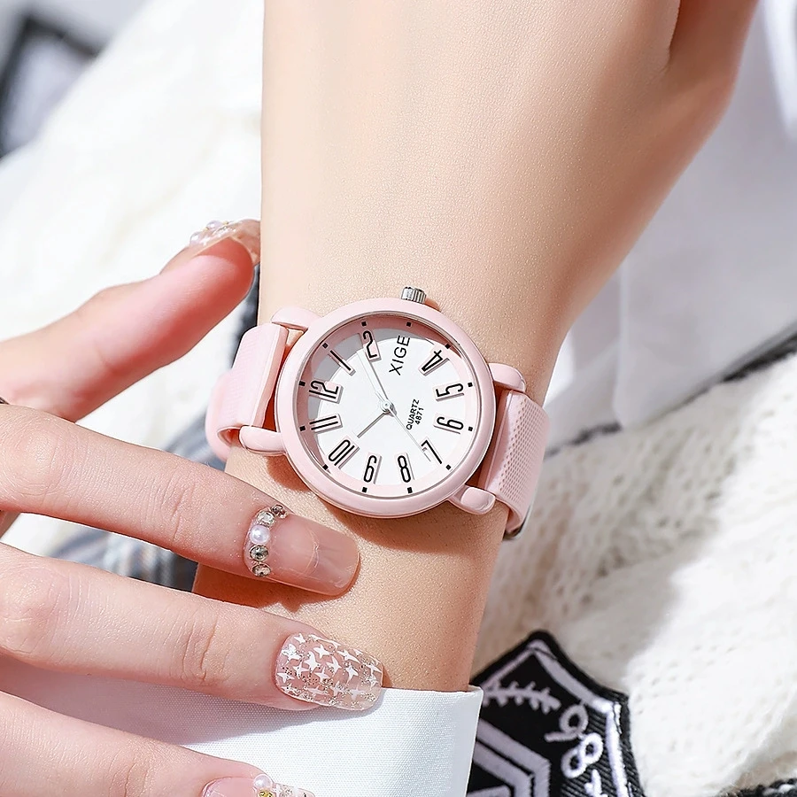 

New Fashion Woman Silicone Watch Students Jelly Quartz Watches For Children Gifts Reloj Mujer Ladies Wrist Watch Kids Clock Hot