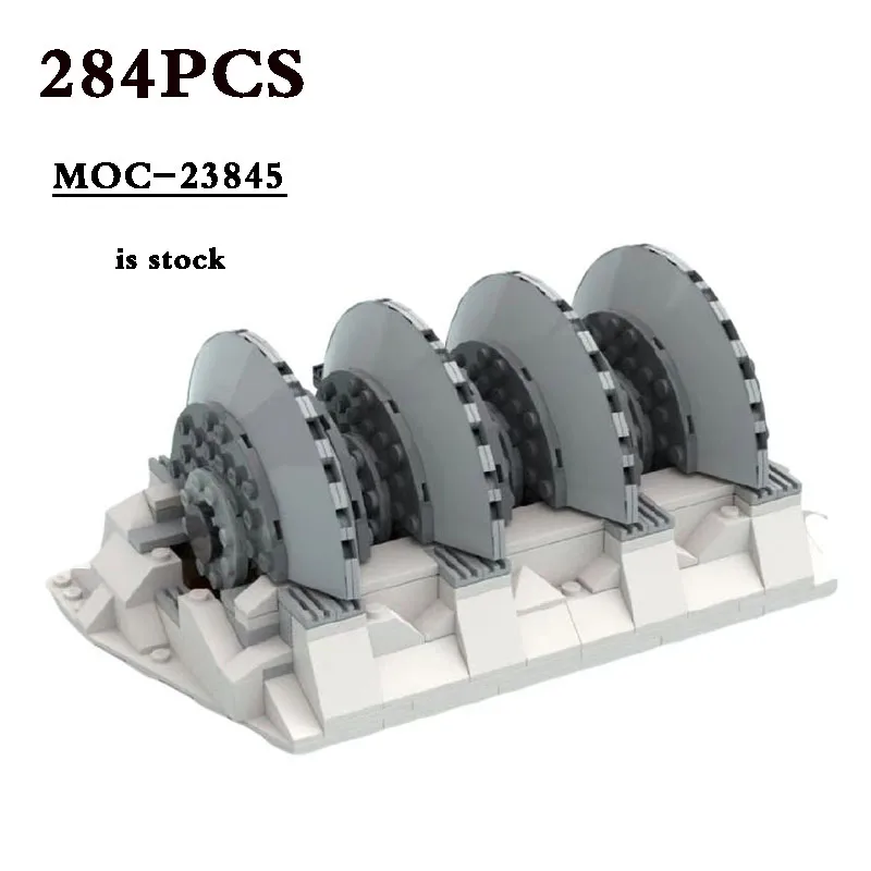 

Classic Movie Series MOC-23845 4 Floor Main Generator 75098 - War Generator 284PCS Assembly Building Blocks Children's Toy Gifts