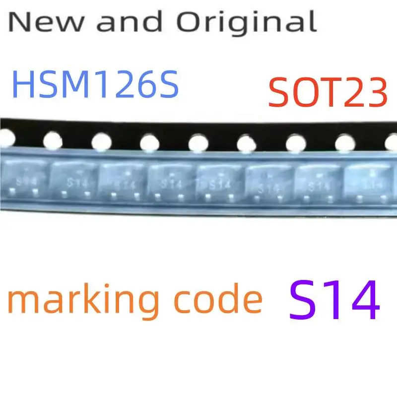 

Hsm126S Sot23 20V 200Ma Unidirectional 2 Element Silicon Tvs Diode Mpak-3 Marking Code S14