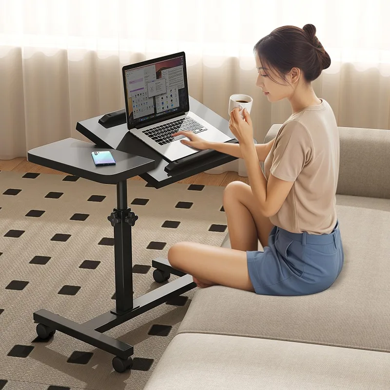 

Adjustable Mobile Bedside Desk Sofa Side Table Living Room Office Bedroom Gaming Desk Laptop Desk Gaming Table Study Table