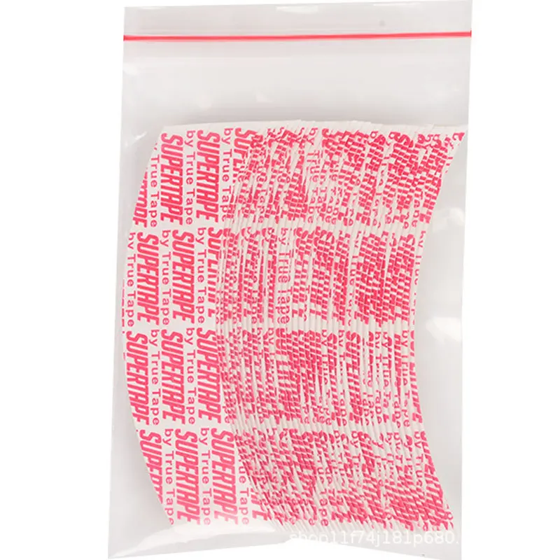 Red Letters Supertape Artificial Bio-Protein Glue Men's hair replacement for scalp care Double-sided biological film