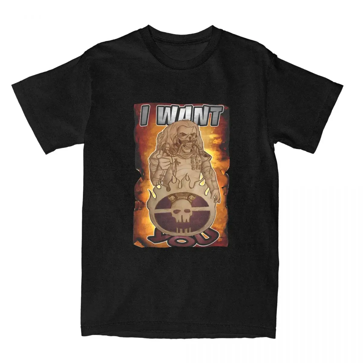 Immortan Joe Wants You Mad Max T Shirt Men's Cotton Novelty T-Shirts Round Neck Tees Short Sleeve Clothing Summer