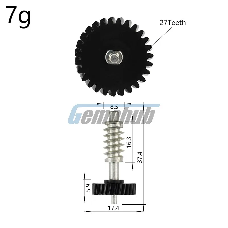 Motor Lipat Elektrik Spion Mobil Belakang Gemohub Original 12v dc gear 27T metal Untuk VW Polo VI MK6 GOL Renault Captur Clio IV