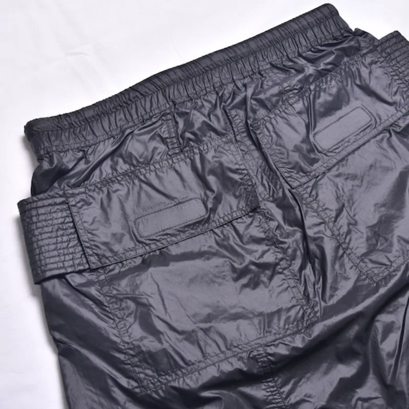 Hksh primavera verão novas calças finas na altura do joelho juventude alta rua moda shorts masculino maré chique escuro nicho design capris hk0825