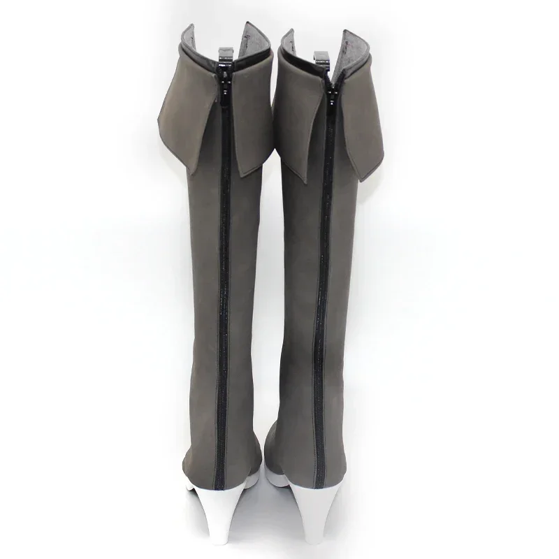 لعبة جميلة ديربي وندر الحادة تأثيري أحذية بو أحذية من الجلد هالوين كرنفال الأحذية الدعامة مخصص