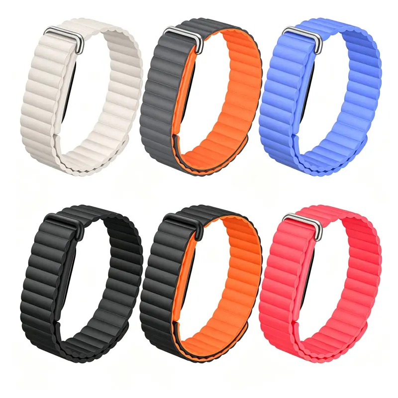 Armband für Google Fitbit Air Sports, Silikon, verstellbar, Fitness-Tracker, magnetisches Band für Google Fitbit Air Armband – Detail 1