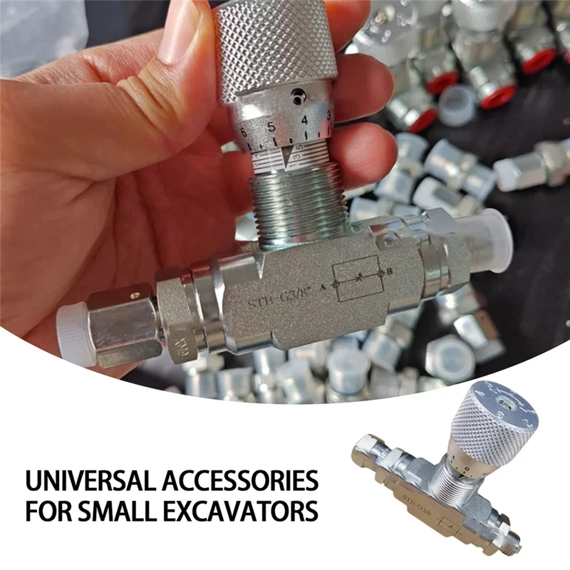 صمام مقيد هيدروليكي للتحكم في التدفق LICE STB-G3/8 ثنائي الاتجاه مع موصل L08 1 قطعة