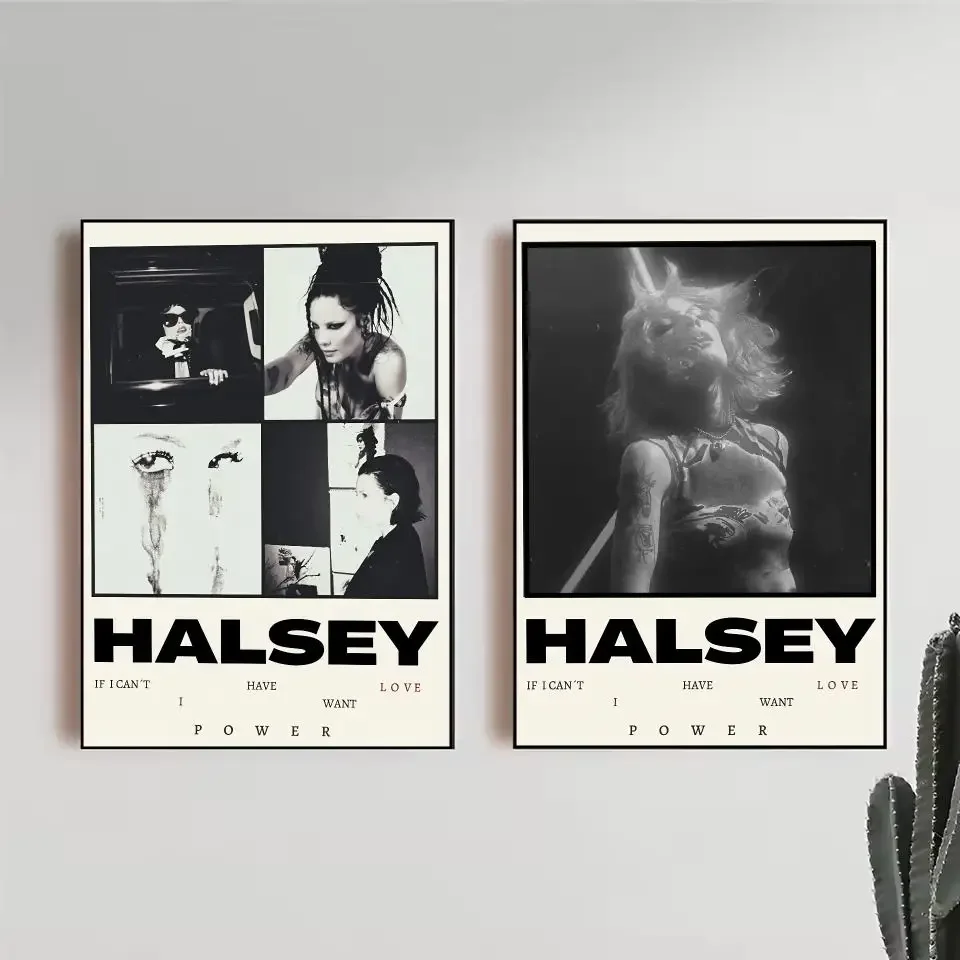 Singer H-Halsey Back to Badlands Poster Trendy Wall Art Good Sticker Printed on PP Paper for Coffee Office  Decoration Best Gift