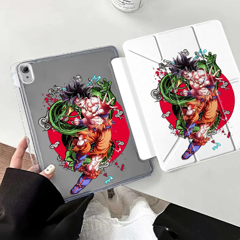 Dragons Balls Warrior With Pen Slot Cover Tablet Case For Samsung Galaxy Tab S10 Lite S7 FE A8 A9 Plus S8 A11 S9 Plus