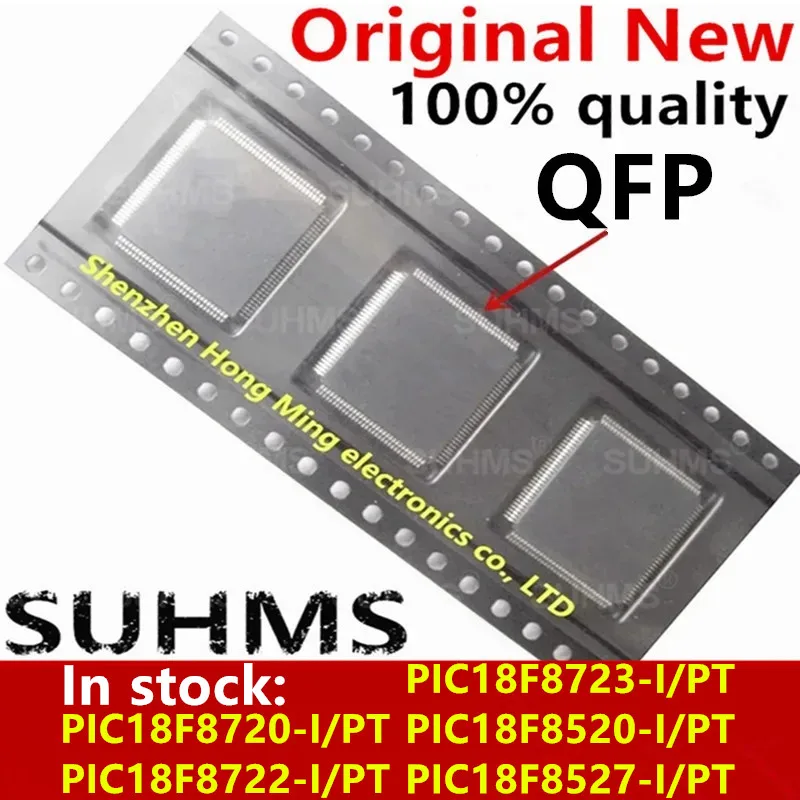 (1piece)100% New PIC18F8720-I/PT PIC18F8722-I/PT PIC18F8723-I/PT PIC18F8520-I/PT PIC18F8527-I/PT QFP-80 Chipset