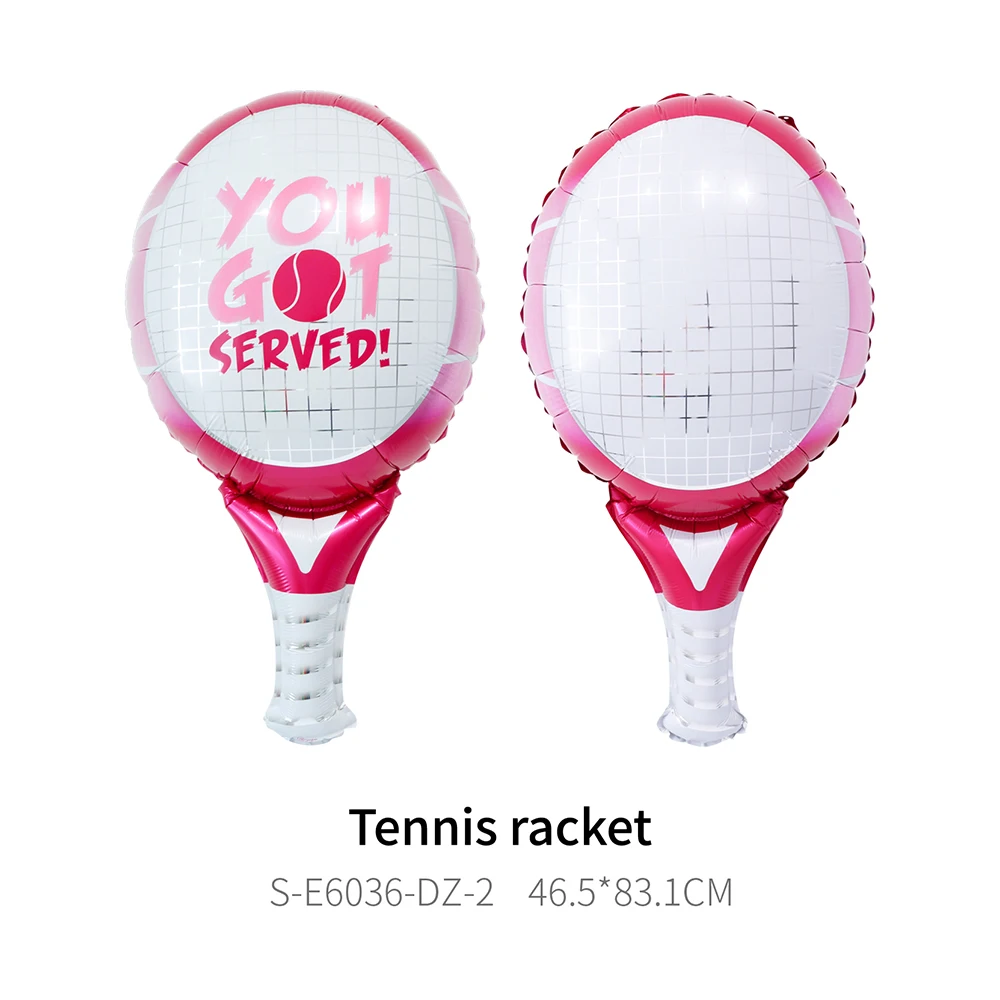 Sports Foil Balloon Decor Golf Badminton Tennis Soccer Balloon Sports Game Balloon for Birthday Sports Themed Party Supplies