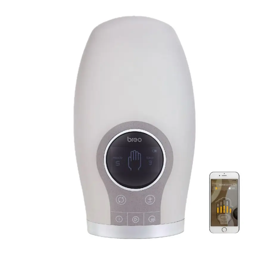 

WOWOS Hand Massager with Heating Function, APP Control, Cordless, Smart Massage for Lady, Finger, Hand Pain Relief