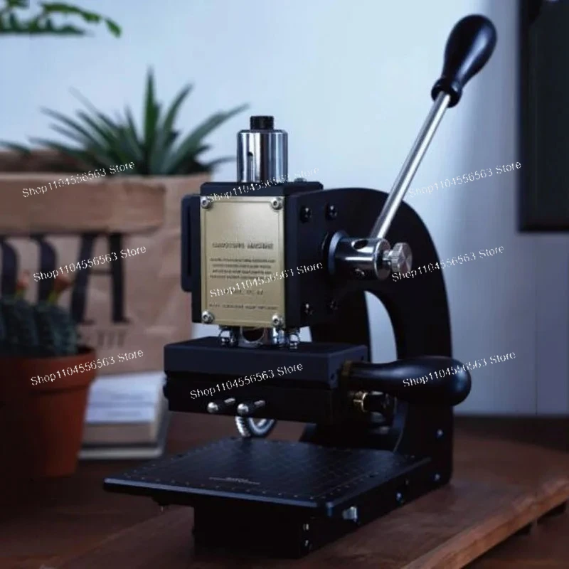 

High-End Handmade Leather Craft Hot Foil Stamp Machine EC-17, Universal Fixing Device for Bronze Medal Imprinting