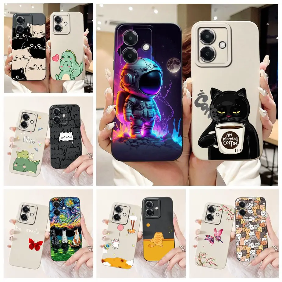 For Oppo A3 Case Oppo A3x 4G CPH2681 New Fashion Cartoon Back Cover Soft TPU Phone Case For Oppo A3x A 3 4G OppoA3 OppoA3x Shell