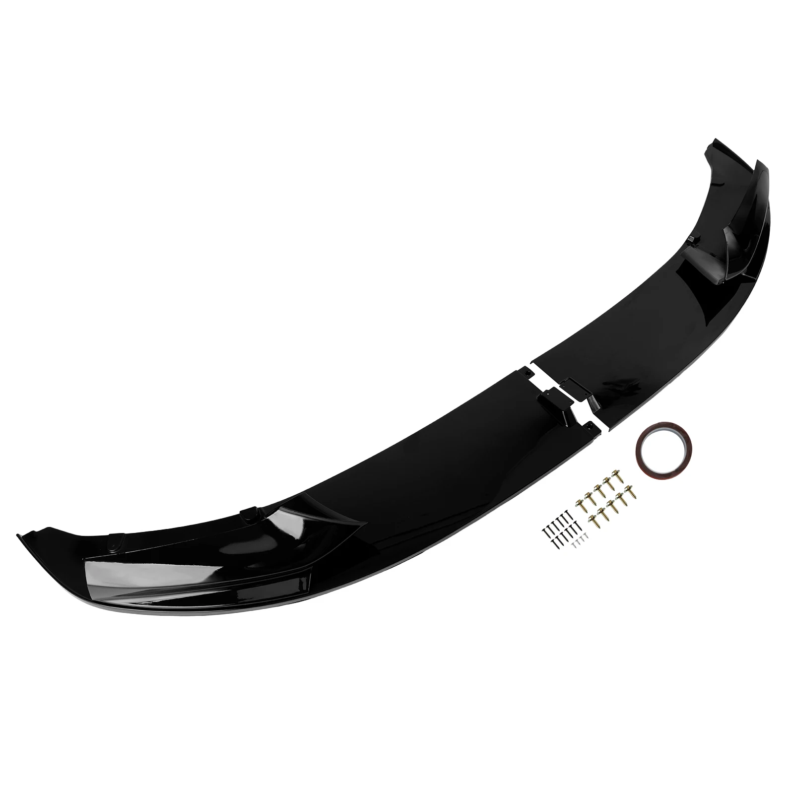 Gloss Black Front Splitter Lip Diffuser For BMW 5 Series F10 F11 2009-2017 M Sport Only