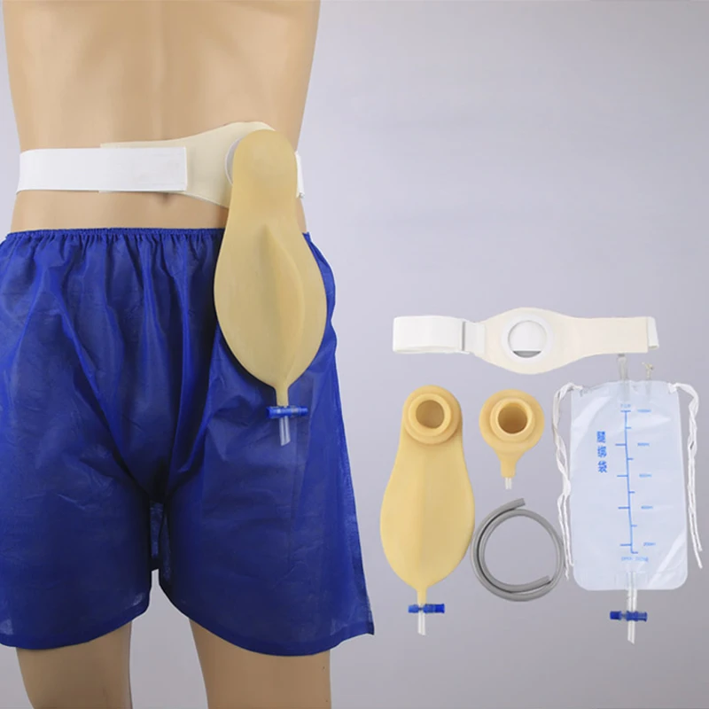 Bladder Waist Side Bag Latex Day And Night Bag Belt-type Bladder Full Incision Urethral Stoma Urine Bag Urine Bag Home Portable