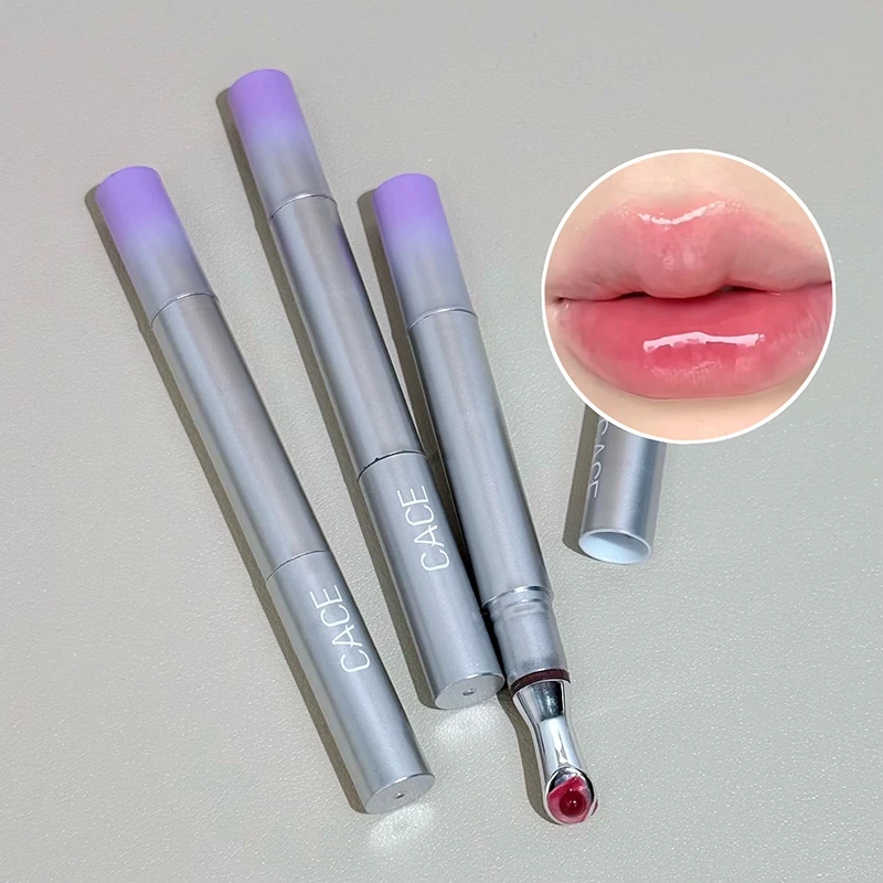 El brillo de labios con espejo cristalino es un maquillaje de labios ligero, no pegajoso, resistente al agua, duradero y naturalmente brillante.