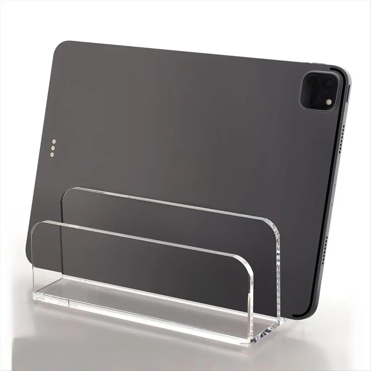 A67T NEW Acrylic Mail Holder Mail Organizer Countertop with Letter Sorting Compartments Essential