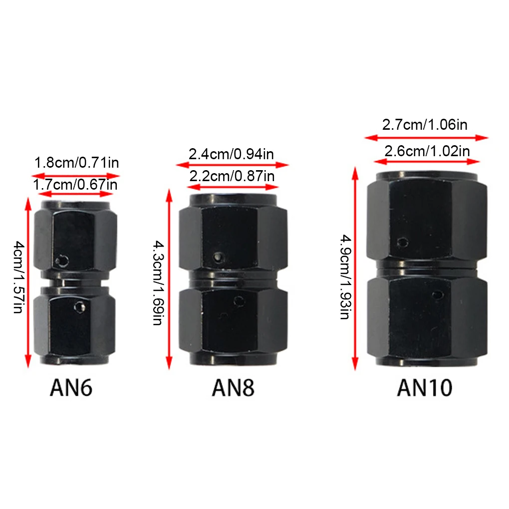 Black Female Straight Swivel Coupler Fitting Easy Assembly And Durable Wide Application