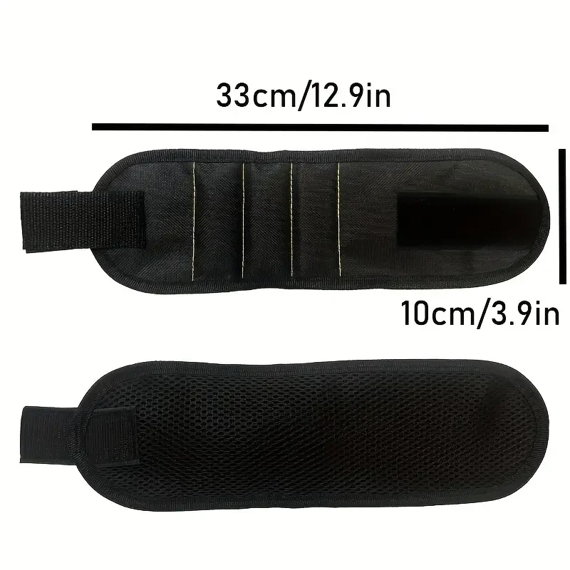 Magnetic Wristband for Holding Screws Nails Drilling Bits Wrist Tool Holder Belts with Strong Magnet Cool Gadgets for Worker