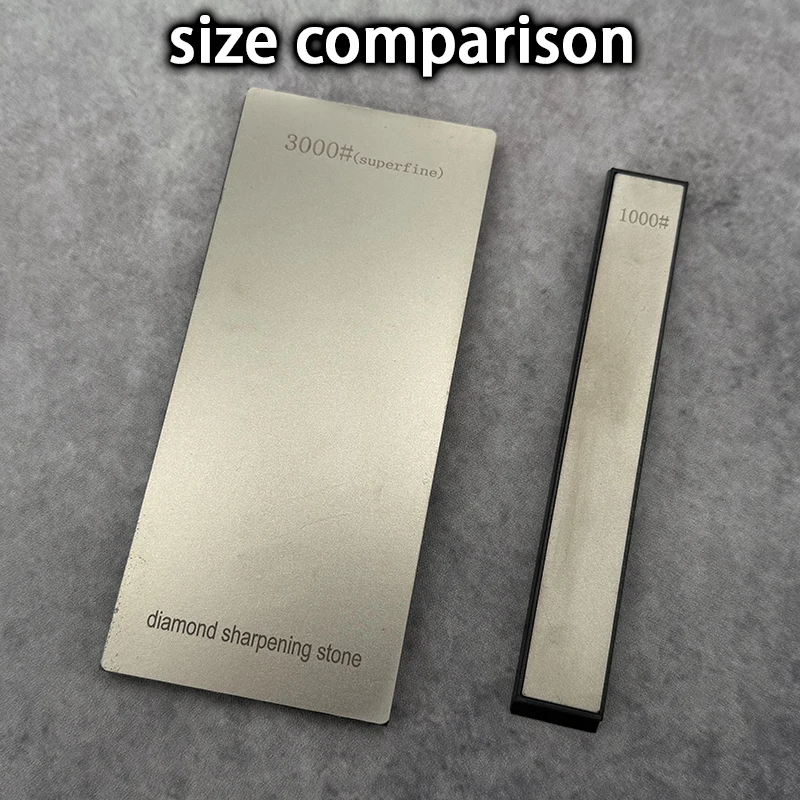 

3PCS Thick Anti-slip Base Large Diamond Whetstone Outdoor Portable Sharpening Stone Household Diamond Sharpener Board Hot Set