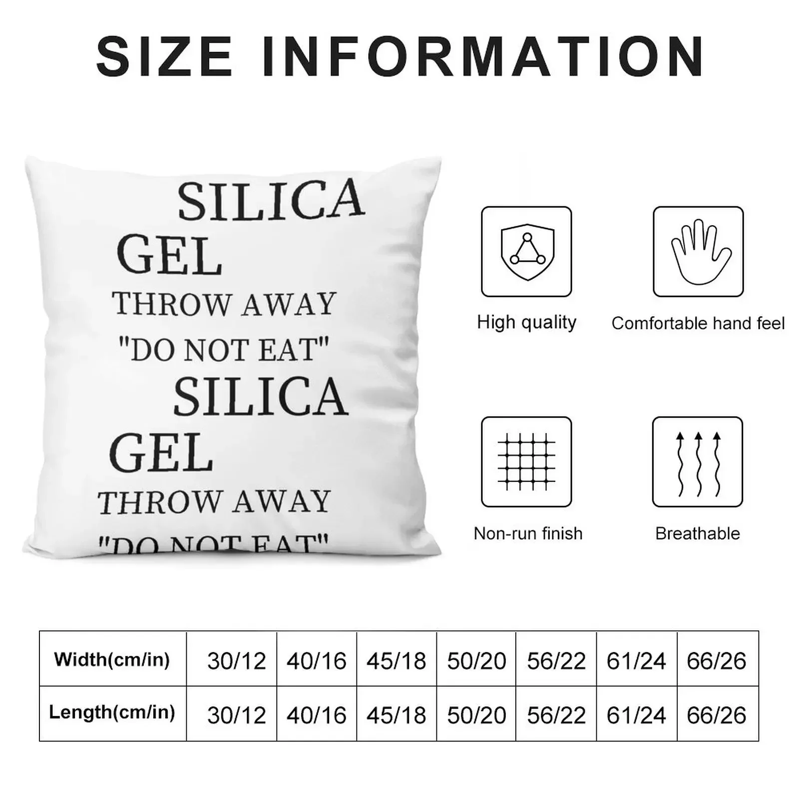 Silica Gel - Best Quality Most Accurate Throw Pillow Pillow Cover Decorative Pillow Covers For Sofa