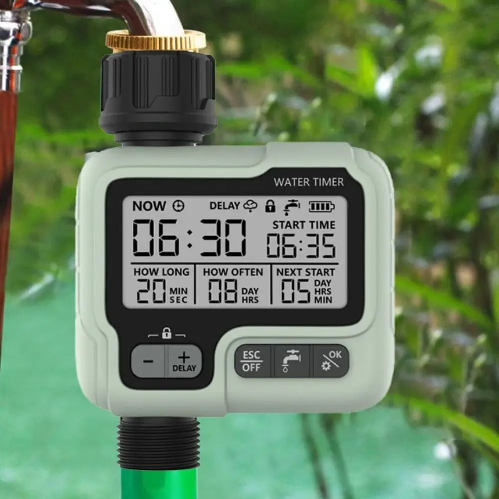 

Large Screen Automatic Water Timer Intelligent Timeable Garden Digital Irrigation Machine Programmable Save Water and Time