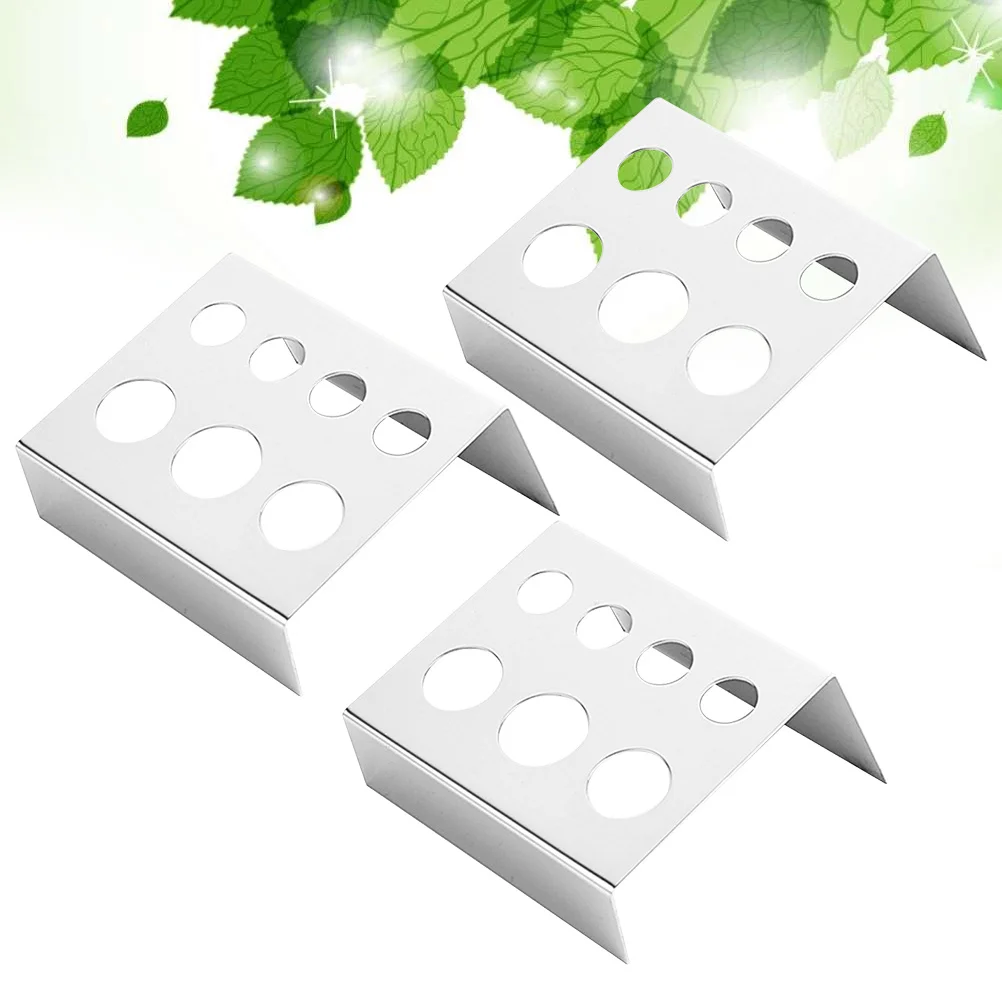 

3Pcs Color Rack Pigment Cup Holder Simple Design Safe Durable Practical for Tattoo Eyebrow Work Pigment Cup Rack