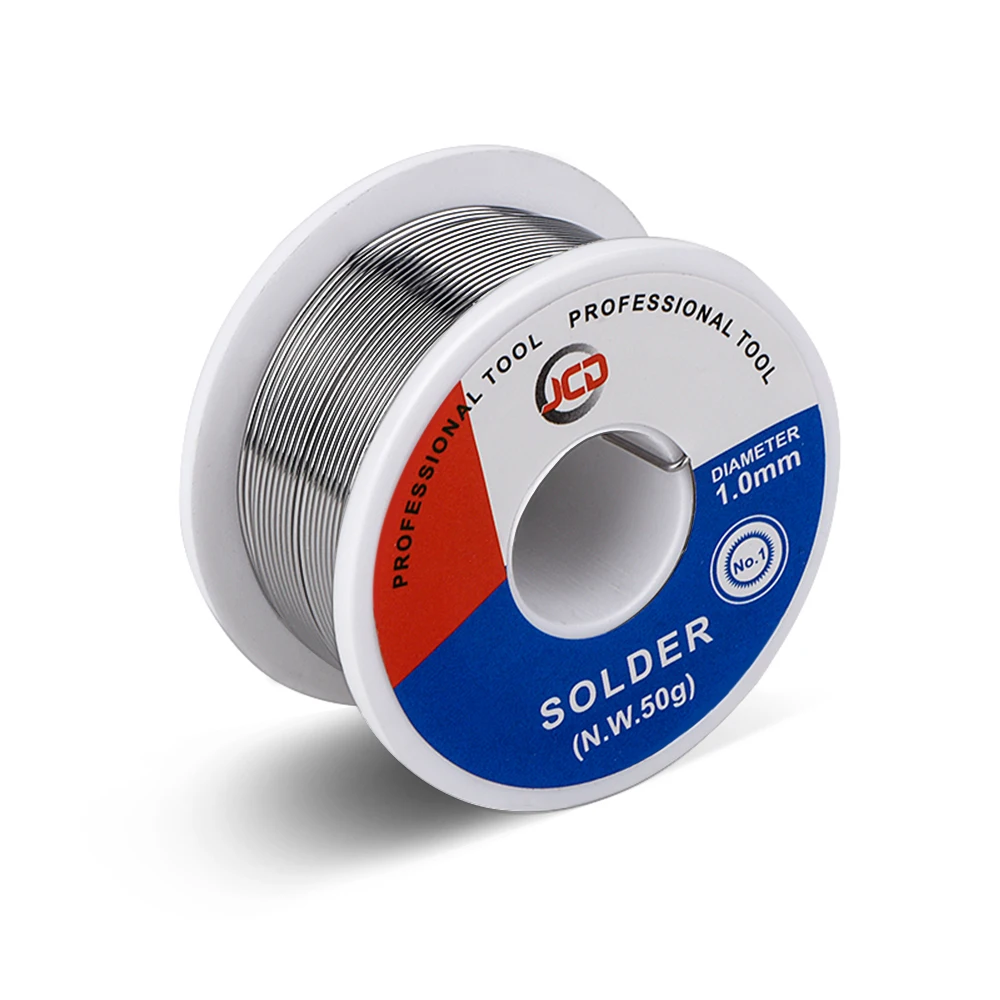 JCD High-Purity Lead-free Solder Wire 50g 0.6mm 0.8mm 1.5mm Household Low-temperature Environmentally Friendly Solder Joint