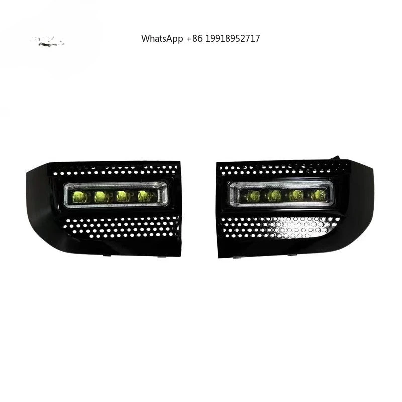 NEW Welcome Light Daytime Running LED Light Front Grille Lights Fog for Defender 90 110 130 JJ329