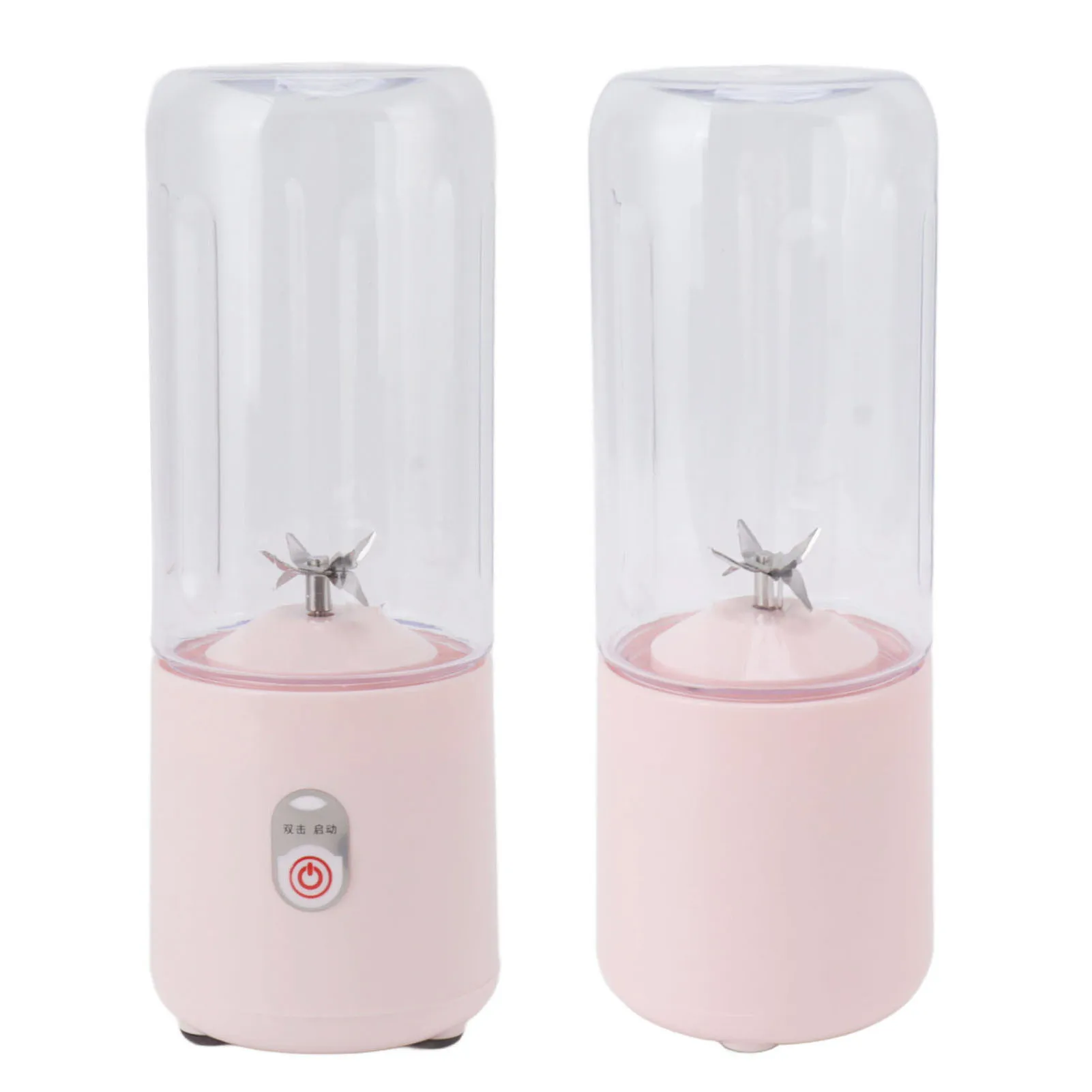 Mélangeur portable en acier inoxydable pour la maison, aste par USB, injuste, lame à 6 cuir chevelu, ABS, 35W