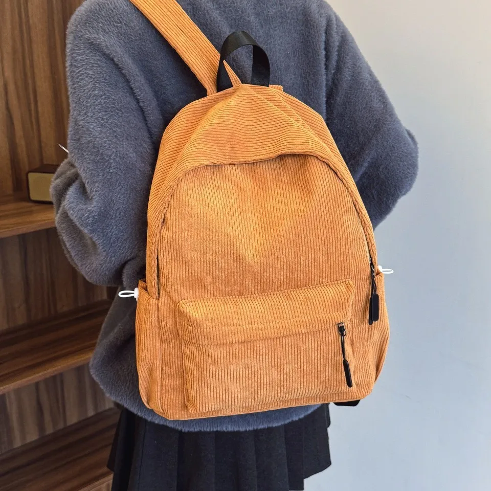 

​2025 Lightweight Backpack Unisex Waterproof AntiTheft School Bag Large Capacity Commute Travel Eco-Friendly with Cute Keychain​
