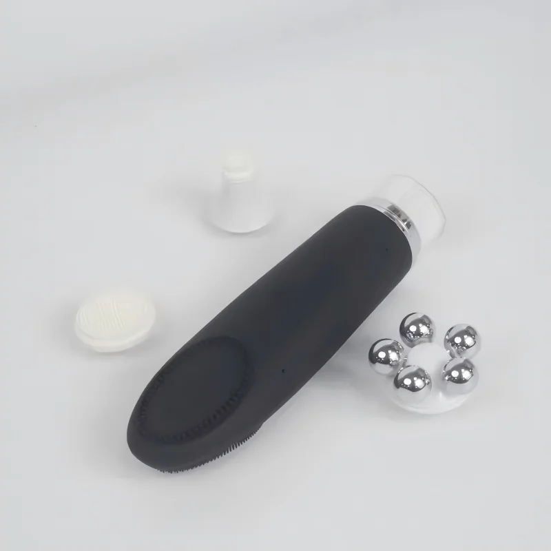 Elektrische 4 in 1 Siliconen Mee-eter Exfoliërende Huidverstrakking Massage Home Spa Gezichtsreiniger Zorg Reiniging Gezichtsborstelreiniger