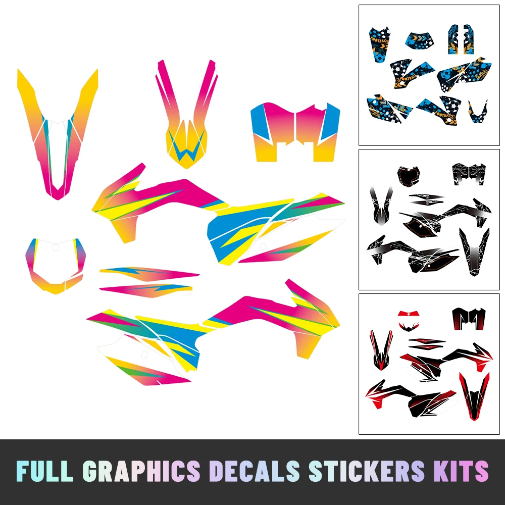 

Утолщенный обтекатель для мотоцикла 29-35 мил, комплект декоративных графических наклеек, подходит для 2013 2014 SX SXF XC 125 250 350 450 125-450F