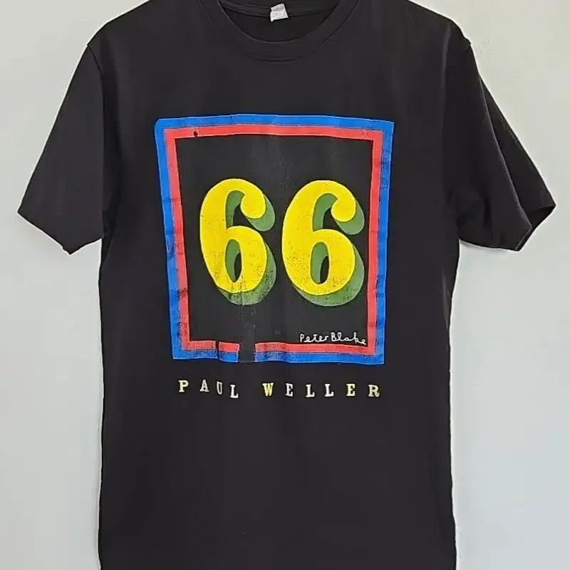 Peter Blake 66 Paul Weller Black T Shirt Men's Size M