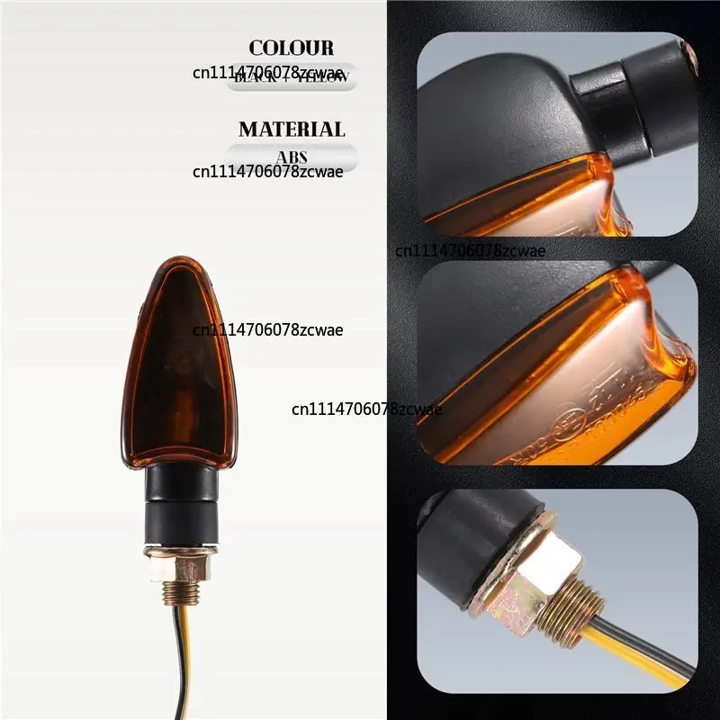 ZOCI-Universal 12V Motorcycle Turn Signal Indicator Light Front Back Flashing Halogen Light Blinker Flash Bike Lamp For Honda